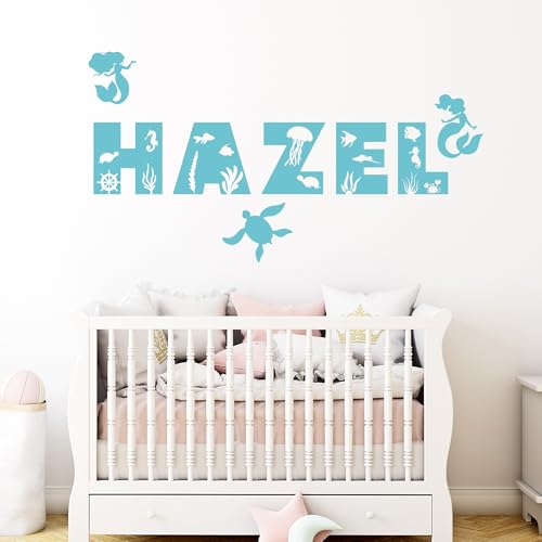 Vinilo decorativo personalizado para pared de niñas