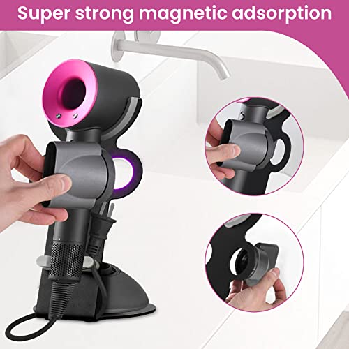 Hair Dryer Holder,Bathroom Organizer For Supersonic Hairdryer Care Tools,Magnetic Stand Holder With Power Plug Cable Organizer,Hair Dryer Holder For Supersonic, Hair Dryer Stand #TOP3