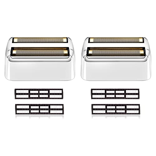 Pieza de repuesto compatible con BaByliss FXFS2G/FXFS2, afeitadora eléctrica, afeitadora de afeitar, hoja de afeitar, compatible con BaByliss Pro, 2 juegos Cover