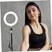 Uonlytech 1set Desktop Tripod Led Ring Light Phone Holder Fill Light for Live Streaming and Photography Durable Material Compatible USB Devices Stand