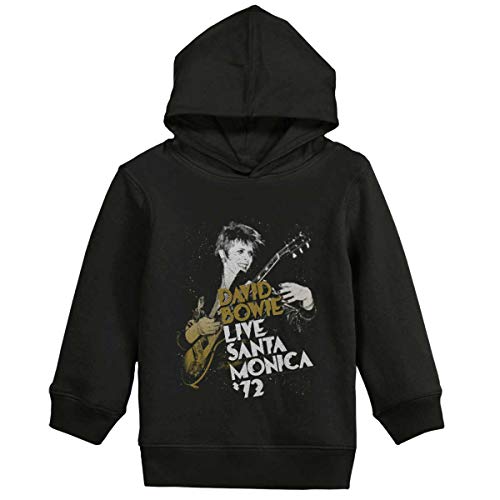 David Bowie Live Santa Monica '72 Boy Girl Hoodie Sweatshirts Black