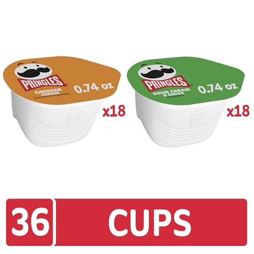 Pringles Potato Crisps Chips, Snack Stacks, Lunch Snacks, Variety Pack (36 Cups) image 4