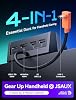 Base de conexión JSAUX 4 en 1 para ROG Xbox Ally X/Steam Deck/LegionGo-HB0503 | HDMI 4K@60Hz, base elevada, carga rápida PD 100W, 2 puertos USB 2.0, ampliamente compatible con consolas portátiles SteamOS y Windows 4