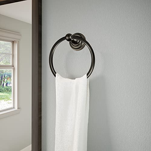 Image of Design House 558114 Alta Bay Transitional 18-inch Towel Bar for Bathroom Bedroom Closet or Kitchen, Polished Chrome