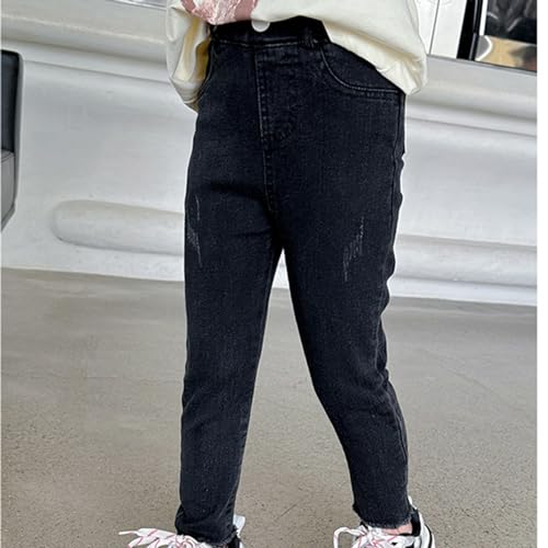 Girls' Pants Spring and Autumn New Children's Autumn Jeans Fashion Fashion Tight Children's Slacks Girl4