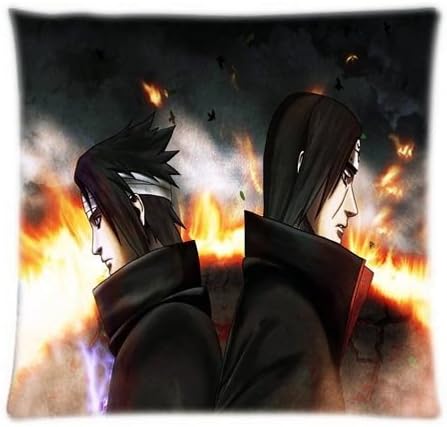Unique Style Cartoon Cool Sasuke Uchiha Itachi Anime Bedding Sets Cover Best Comfort Case Comfort Pillowcase 18x18 Inch
