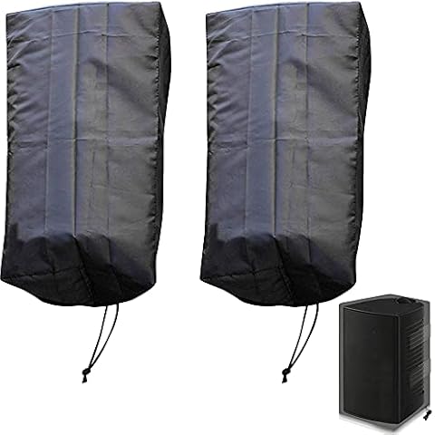 Wall Mountable Outdoor Indoor 2 Pcs Speakers Covers BOSKING Weatherproof Waterproof Patio Bluetooth Mini Box Speakers Stand Cover Cover