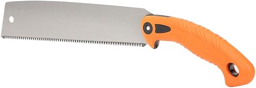 Miniatura 8 de Garosa Sierra de mano para carpintería, sierra portátil de 10 pulgadas, antideslizante, antioxidante, corte a mano, sierras de tracción de dientes