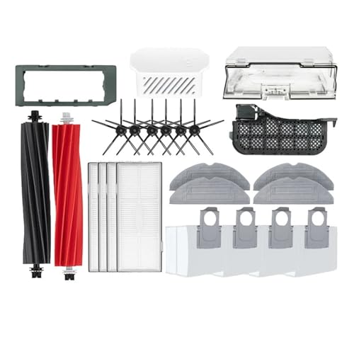 YYMYLXYM Compatible with Roborock S8 S8 Pro Ultra S8+ Accessories Mop Choth Vacuum Bags Side Brush Filter Replaceable Robot Vacuum Cleaner Spare Parts(Navy Blue)