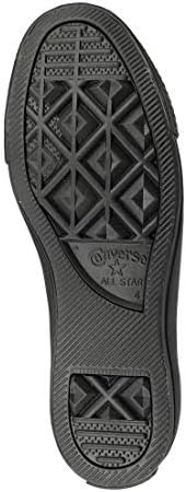 Converse Leather Chuck Taylor All Star Shoes (1T865) Low Top in Black Monochrome, 4 D(M) US Mens / 6 B(M) US Womens, Black Nubuck | Image 4