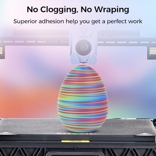 Image of Sovol Matte PLA Filament Rotated Tri Color Co-Extrusion 1.75mm, Fast Change 3D Printer Filament 1kg / 2.2lbs, Matte Red Green Blue 3 in 1 Coextrusion PLA Material + /-0.03mm