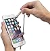 6 Pack XRONG stylus pen Colors Crystal Capacitive Mini Universal Touch Screen Pen for iPhone 5s 6s, Samsung Galaxy s5 s4 s3, Android, Smartphones, iPad, iPods, HTC, Motorola, Nexus 10 7 4, LG and more