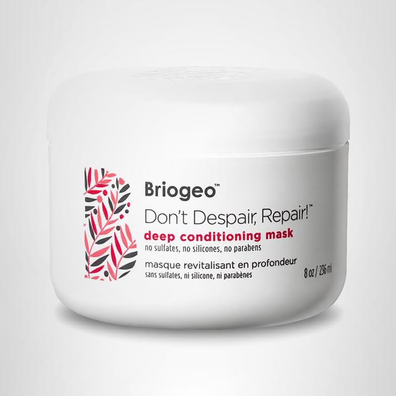 Briogeo Don't Despair, Repair! Deep Conditioning Mask | Protein + Moisture Balance Conditioner for Dry, Damaged, Color-Treated Strands | Vegan & Cruelty-Free: Floral 8 Fl Oz (Pack of 1)
