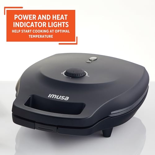 IMUSA 6 Slot Electric Arepa Maker with Temperature Control, Matte Black by Imusa - Image 5