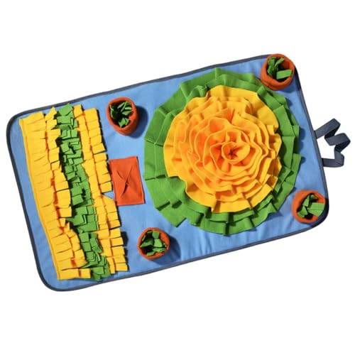 SUPVOX Pet Training Mat Adorable Feeding Mat Interactive Cat Toys -Slip Bottom Machine Washable