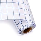transferfolie laserdrucker 【Clear Blue Grid】Durch die durchsichtigen blauen Gitterlinien von 1/2 Zoll lässt sich das Transferfolie Plotter für Vinyl leicht messen und schneiden Sie Ihr Vinyl Transferfolie Plotter ohne Abfall. Keine Probleme mit Luftblasen!
