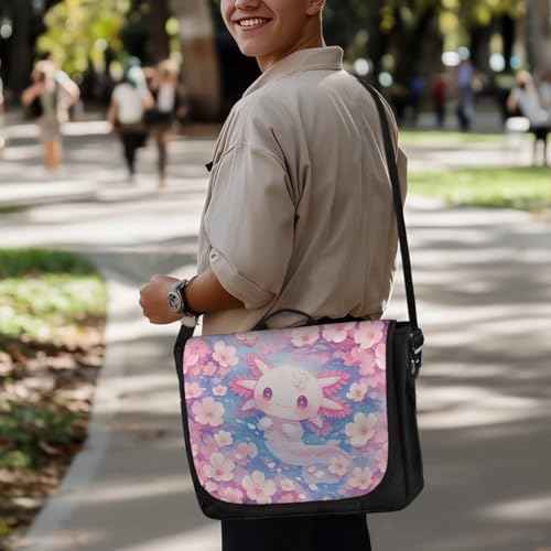 Casual Flap Crossbody Bag for Women Large Messenger Bag Vintage Men Shoulder Satchel Handbag for 15inch Laptop4