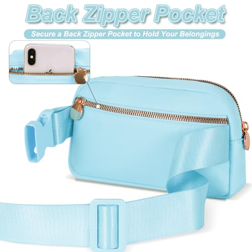 Image of Uygafly Gift for Teen Girls Kids Daughter Her - Birthday Gifts for 3 4 5 6 7 8 9 10 11 12 13 Year Old Girls,Fanny Pack Crossbody Bag Purse Belt Bag Cute Trendy Stuff | Blue,A