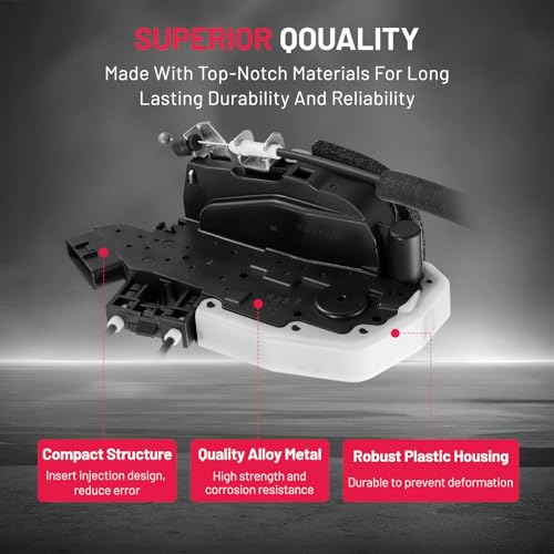 Image of SYERAL Power Door Lock Actuator Rear Right Driver Side Compatible with Nissan Juke 2011-2017 Replacement for 82500-1KA2A