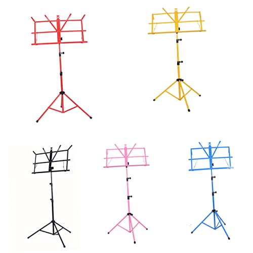 Vaguelly Suporte De Papel De Partitura Portátil Dobrável Suporte De Partitura Suporte De Partitura L