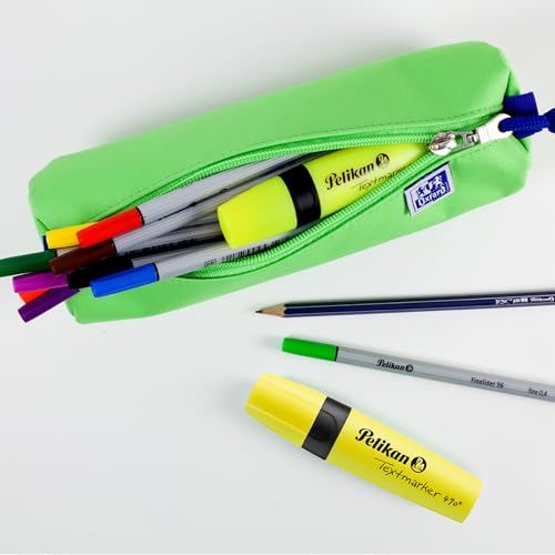 Pelikan Textmarker 490, 10 x Neon-Gelb, 10 Stück, mit Keilspitze