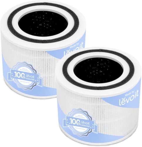 Image of LEVOIT Genuine Core300-P Replacement Filter,Core 300-RF Air Purifier Core300S Filters,Supports HEPA Sleep Mode,High-Efficiency Activated Carbon for Removal of Smoke,Odor,Allergens,Pollen,(Pack of 18)