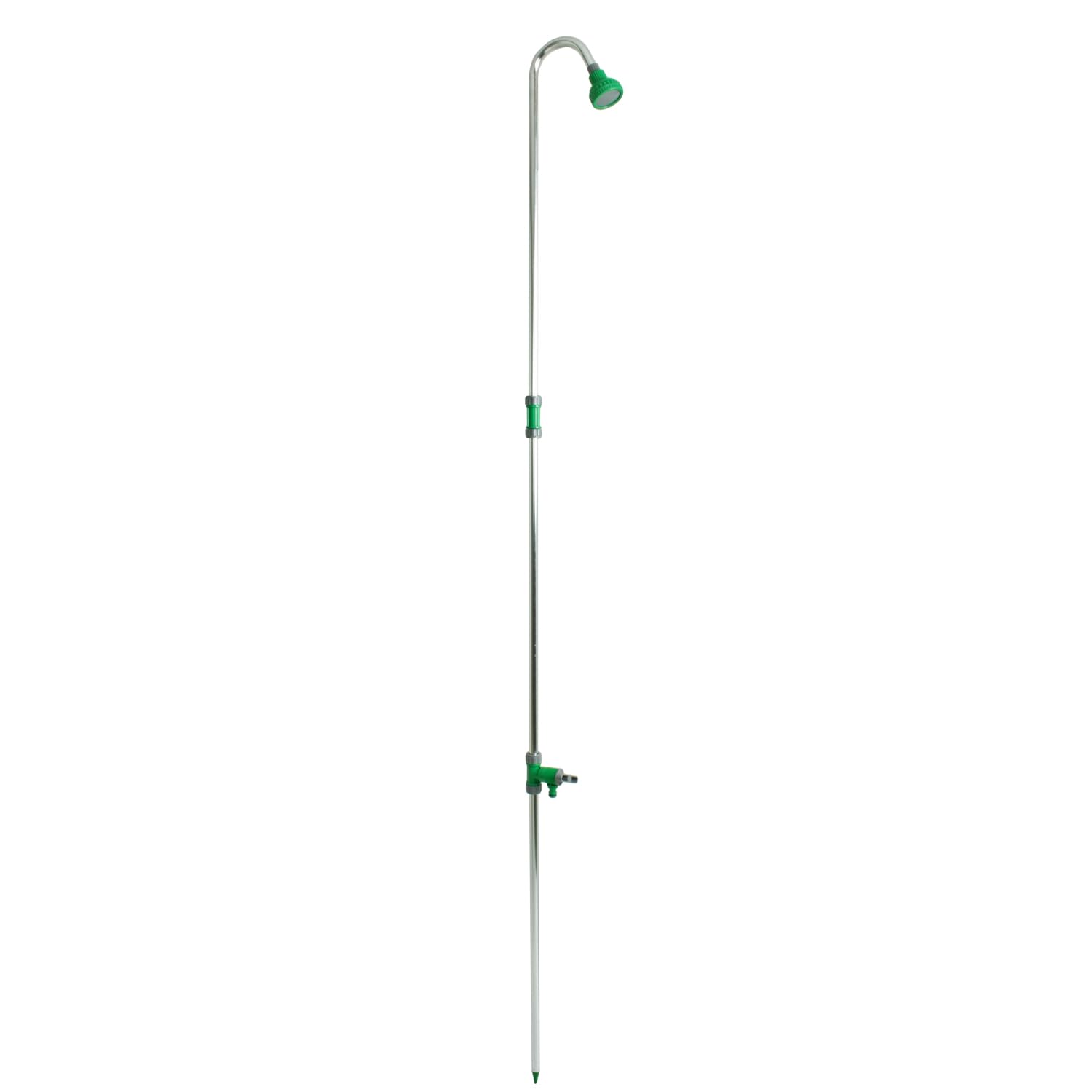 Gartendusche Campingdusche Outdoordusche höhenverstellbar 144-218cm Pooldusche Außendusche