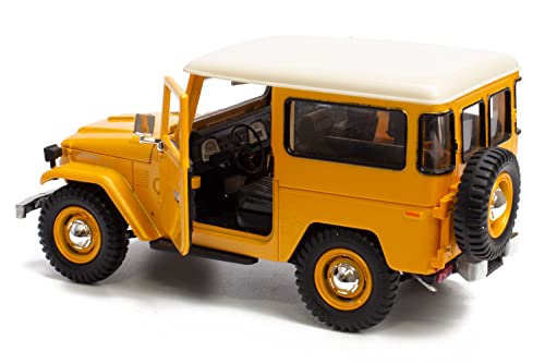 Motormax Toyota Land Cruiser FJ40 1:24 Amarillo miniatura 4