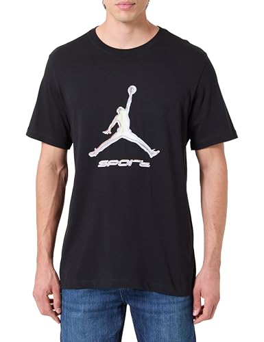 NIKE HQ7984-010 Jordan Sport T-Shirt Homme Black/White Taille S