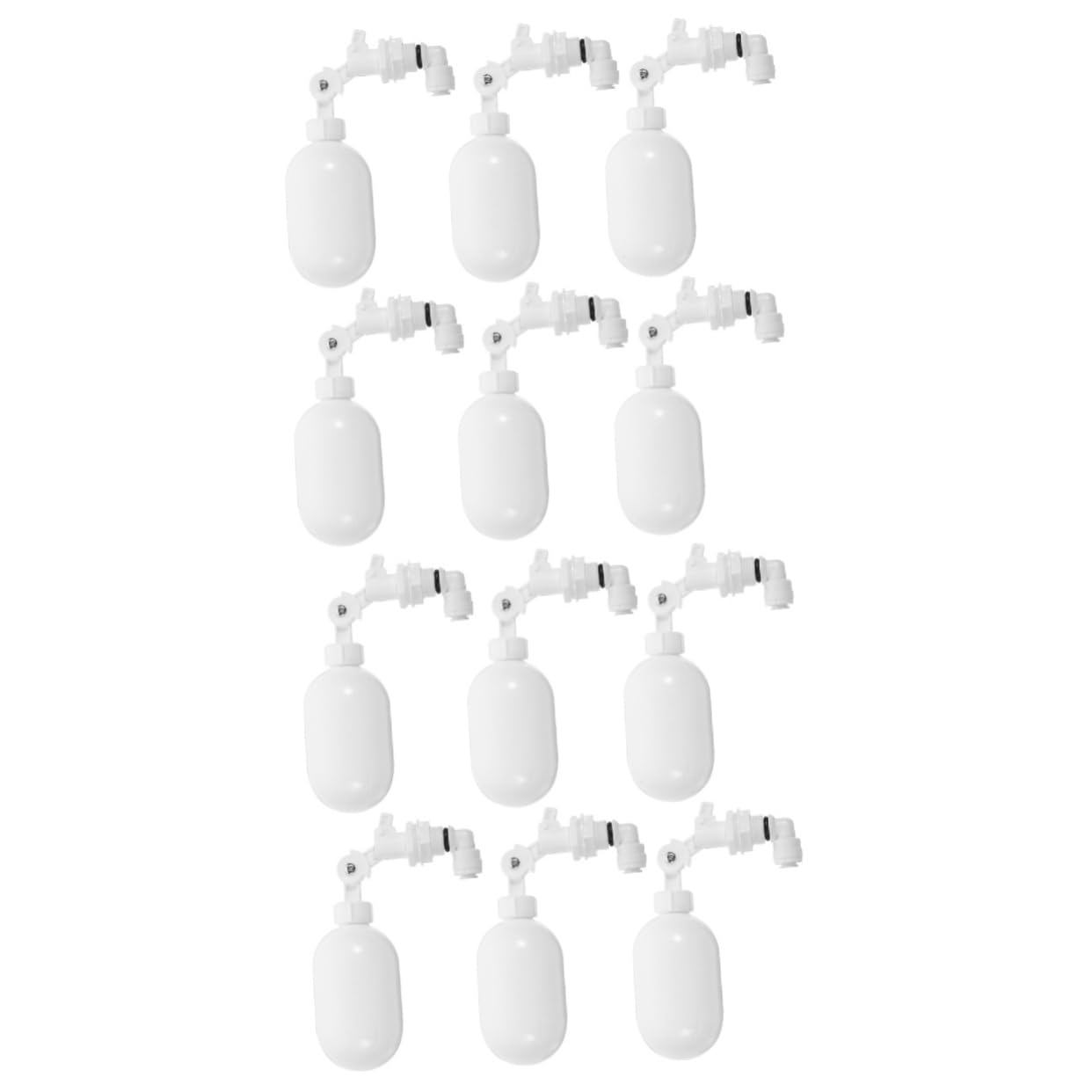 TOPBATHY 2 Set Valvola flottante gadget acquakit Valvola galleggiante per piccolo di controllo automatico dell'umidificatore mini valvole a galleggiante pp bianca