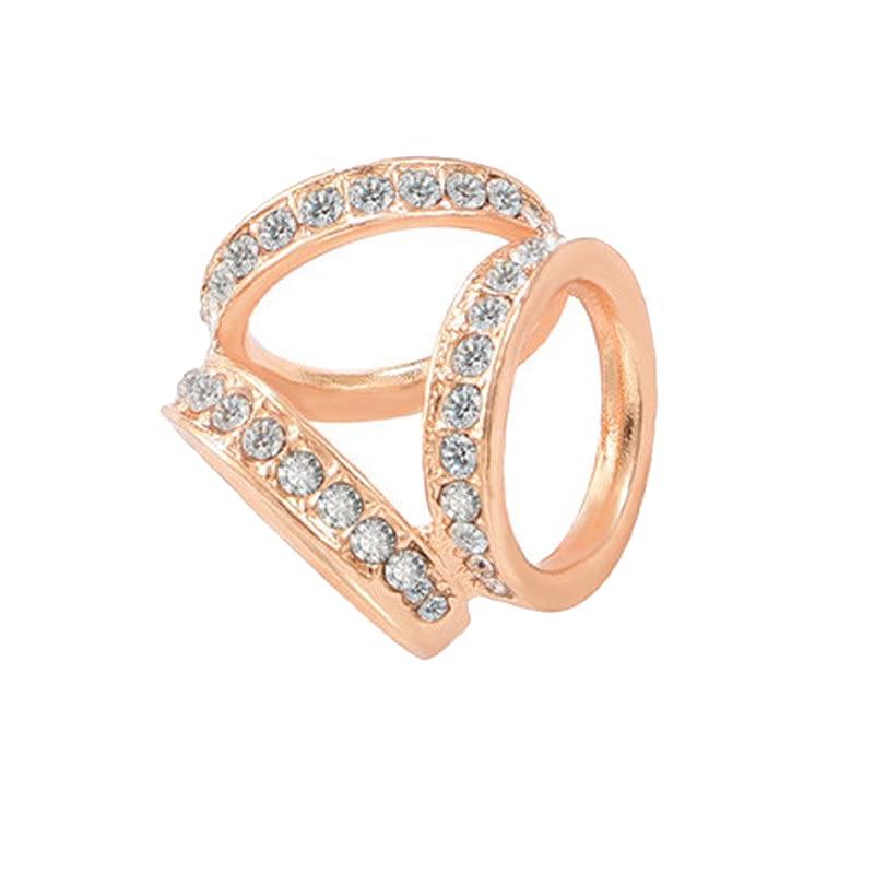 Image of 123Arts 6pcs Women Scarf Rings Fashion Faux Pearl Rhinestone Buckle Clips