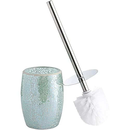 Accessoires de Salle de Bains Ensemble de brosses de Toilette - Brosse et Support pour Cuvette de Toilette (Bleu Sarcelle) Cover
