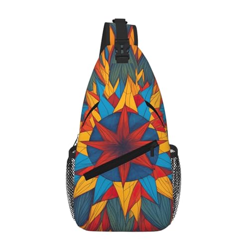 Mochila de pecho ligera unisex para proteger pertenencias en viajes
