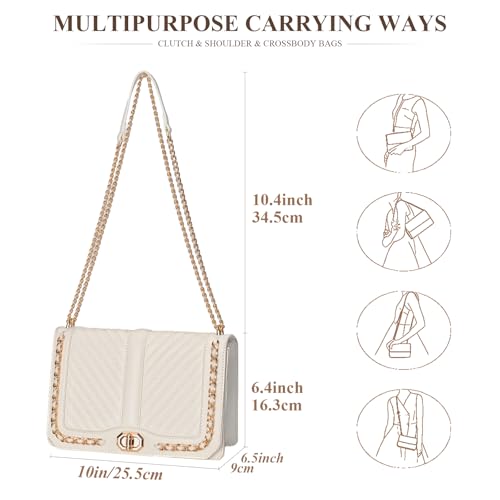 Small Quilted Crossbody Bag for Women Vegan Leather Trendy Shoulder Bag Cute Designer Phone Wallet Clutch Purse2