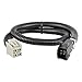 CURT 51451 Quick Plug Electric Trailer Brake Controller Wiring Harness, Fits Select Chevrolet Silverado, Suburban, Tahoe, GMC Sierra, Yukon, Escalade