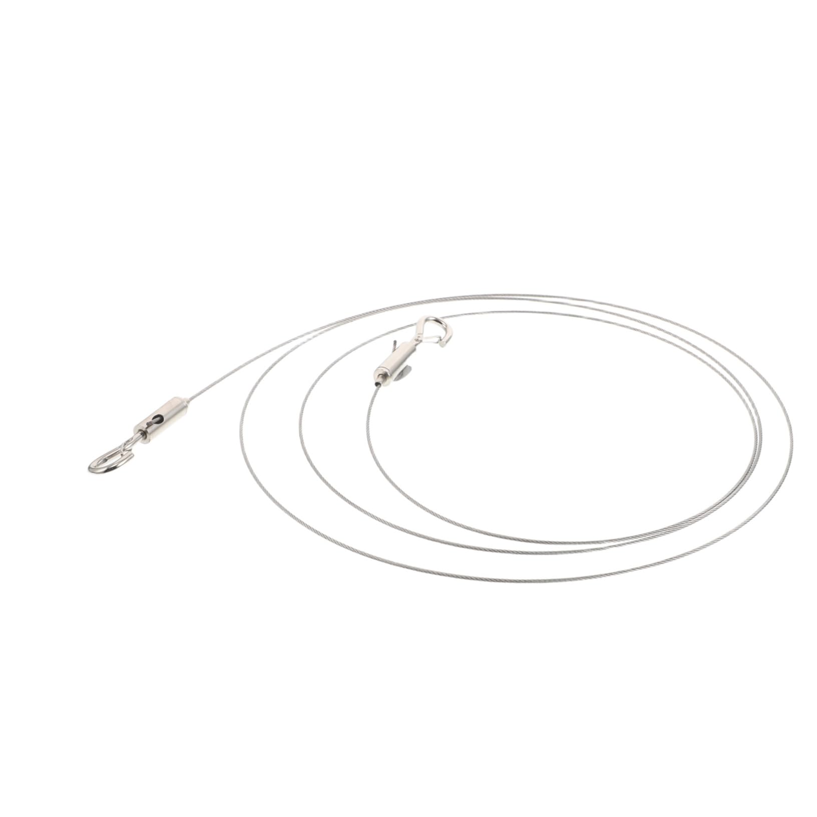 OSALADI 1Set Stainless Steel Hanging Wire Rope for Pictures Lights and Plants Heavy Duty Easy to Install Versatile for Home and Garden Decor Strong Cable with Hooks Included