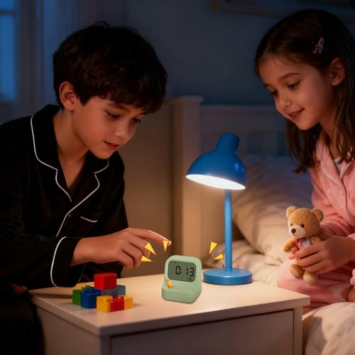 Despertador para niños sin complicaciones con dígitos grandes para adultos mayores 3