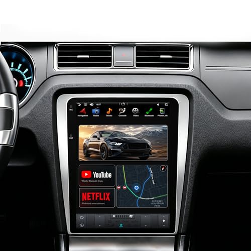 Ford Mustang 12.1 Inch Android Head Unit with Climate Display