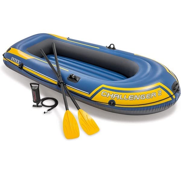 Soddisfatti o Rimborsati!!! OISE ART STORE Trade Shop - Canotto Gonfiabile Challenger 2 Set 236x114x41 Cm Mare Gommone Remi Pompa 68367 -