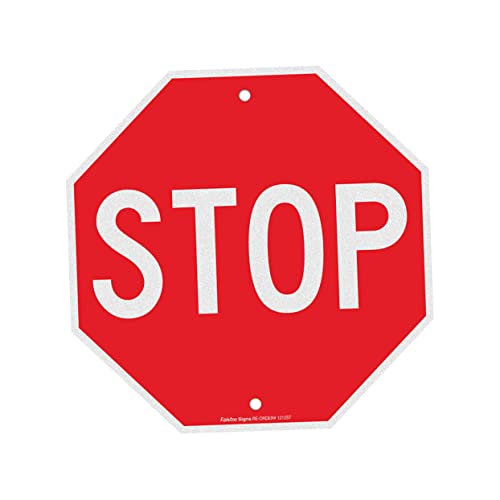 Bordure Blanche Signalétique Stop Décoration Murale au Design Soigné