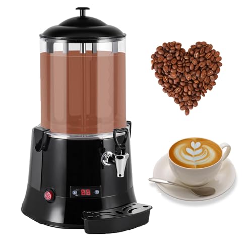 Máquina de chocolate caliente con control de temperatura, dispensador de 5 litros para leche, café, leche de soja y té