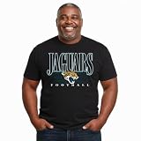 Jacksonville Jaguars NFL Adult Overtime Blueprint Tagless Tee Unisex Black