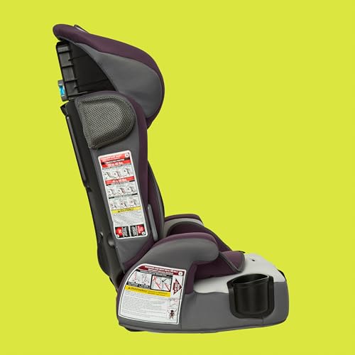 Baby Trend Hybrid SI 3-in-1 Combination Booster Seat, Dash Plum – Side-Impact Protection, 3-Stage Growth Design, Adjustable Headrest, Cushioned Comfort - image 4