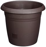  Plastia Siesta 1707033025 Pot de fleur avec réserve d\'eau 30 cm Chocolat