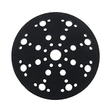 Soft Sponge Interface Pad Compatible with Festool ETS 150 / ETS EC 150 / LEX 150 / WTS 150/7 150mm 6 Inch 49 Holes Hook & Loop Sanding Disc Polishing Cushion Pad