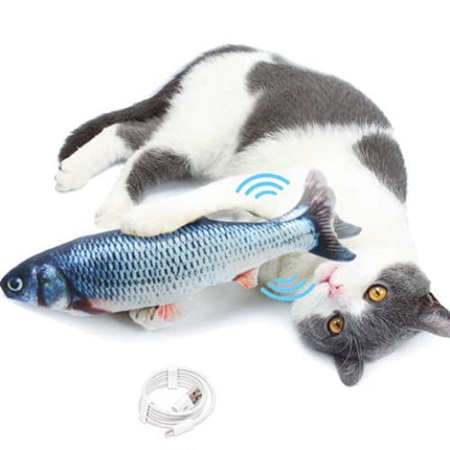 Brinquedo Interativo Para Gatos Peixe Com Simulação Real
