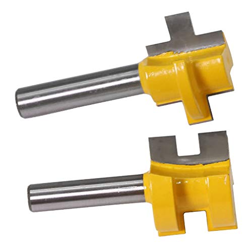 2 peças 8 mm Haste Trilho e Fresa Stile Bit Cortador de Esmalte Ferramentas elétricas para trabalho