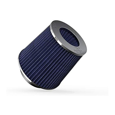 K&N High-Flow Universal Clamp-On Air Filter RG-1001BL Cover