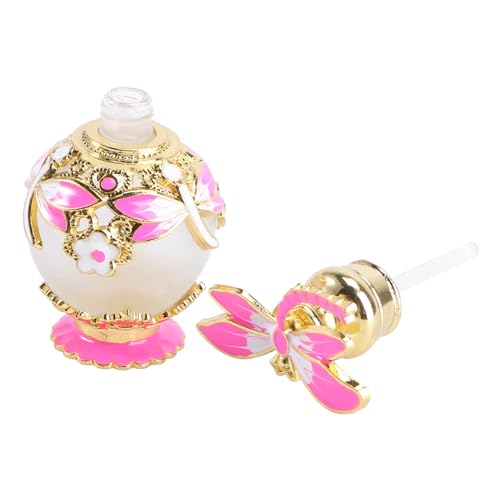 ERINGOGO Botella De Perfume Diseño De Libélula Para Aceites Esenciales Estilo Dubái Decoración Elegante y Funcional y Detalles Aleatorios