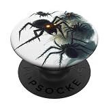 Ragni Minacciosi Occhi Luminosi Halloween PopSockets PopGrip Adesivo